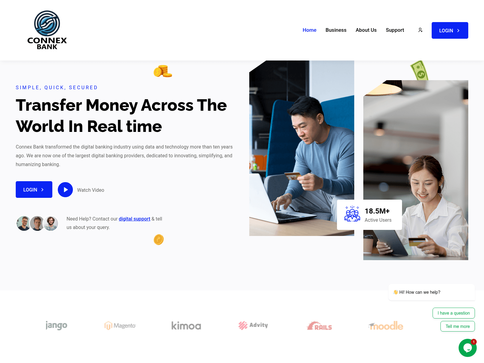 Screenshot of connexbank.info