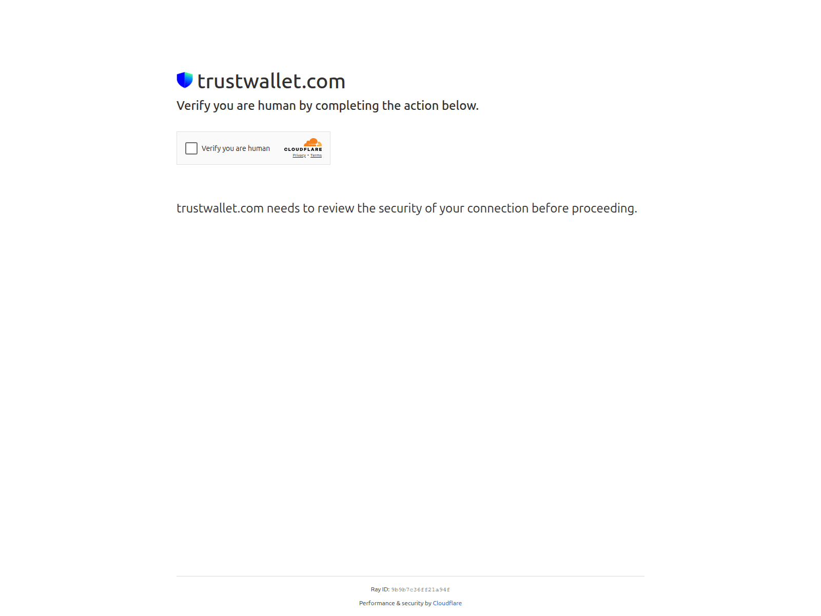 Screenshot of trustwalletapp.support