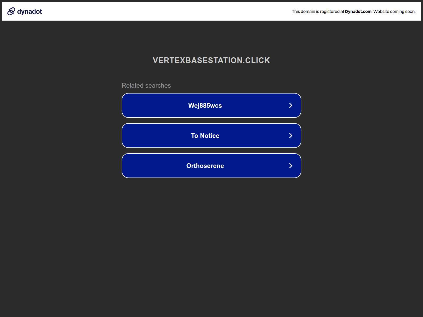 Screenshot of test.vertexbasestation.click
