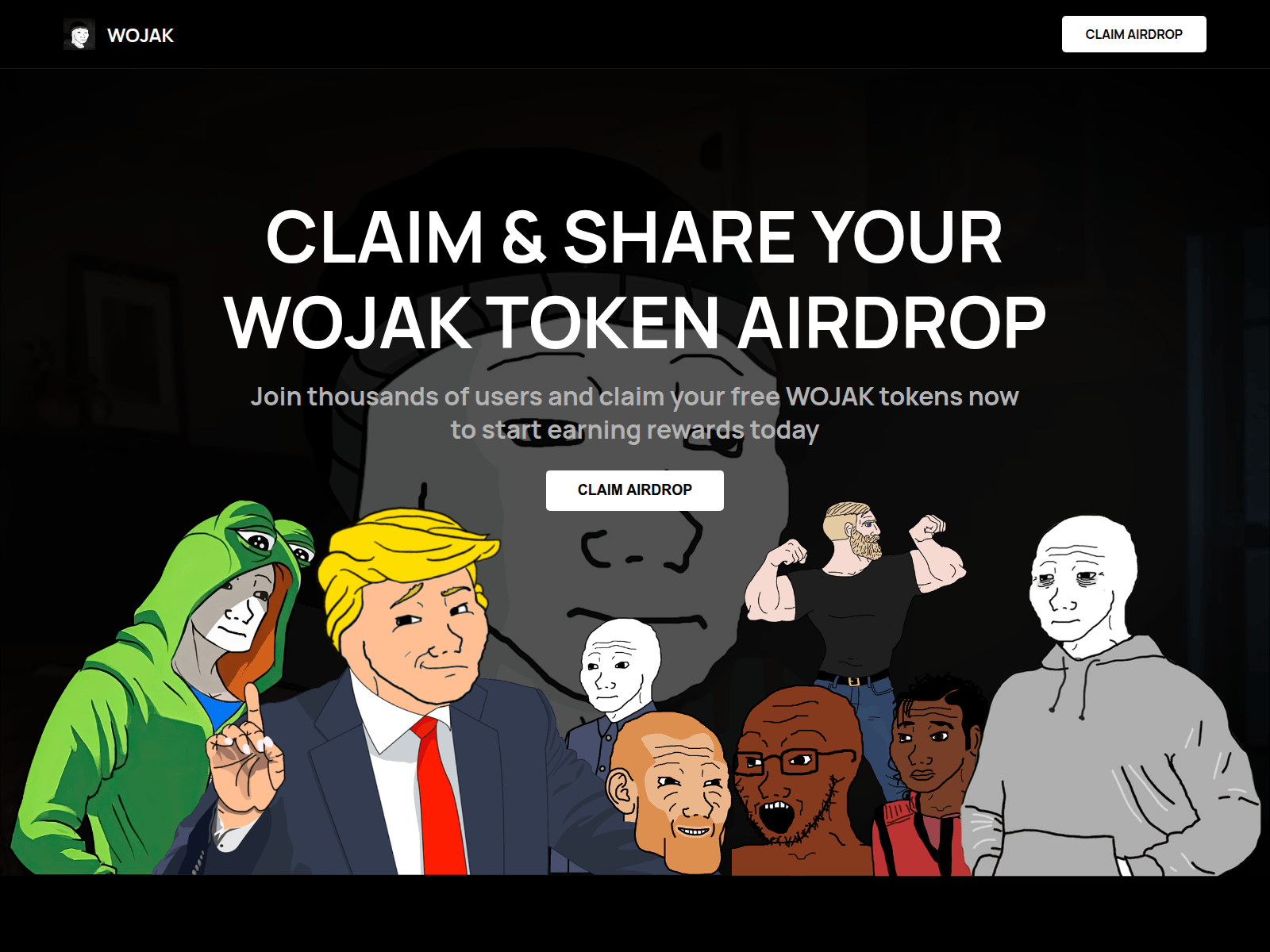 Screenshot of allocate-wojakmeme.fun