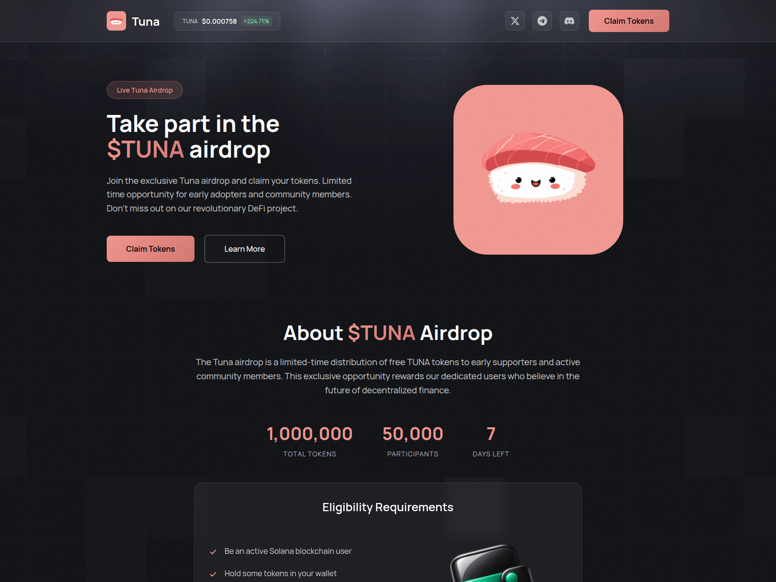 Screenshot of snapshot-tuna.fun