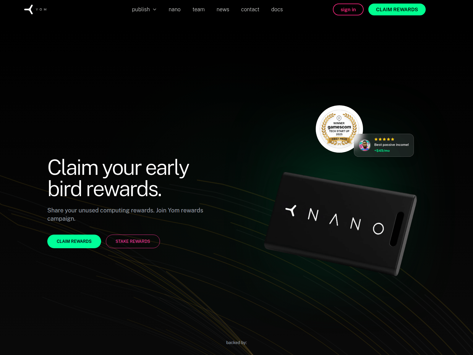 Screenshot of yom-nano.top