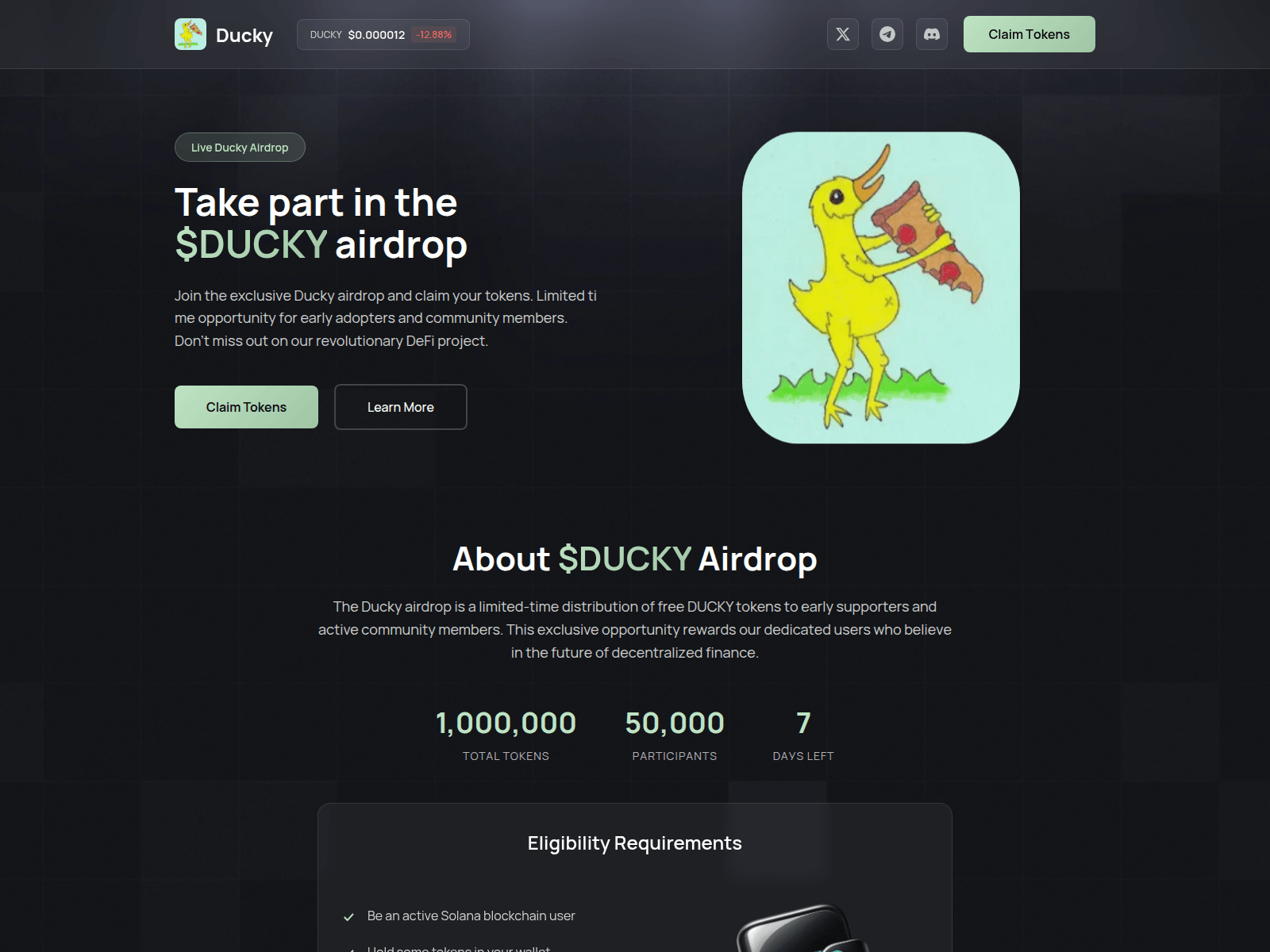 Screenshot of register-ducky.fun