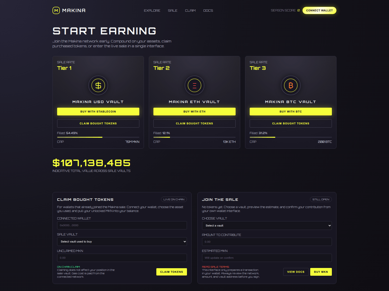 Screenshot of makinanfi.info