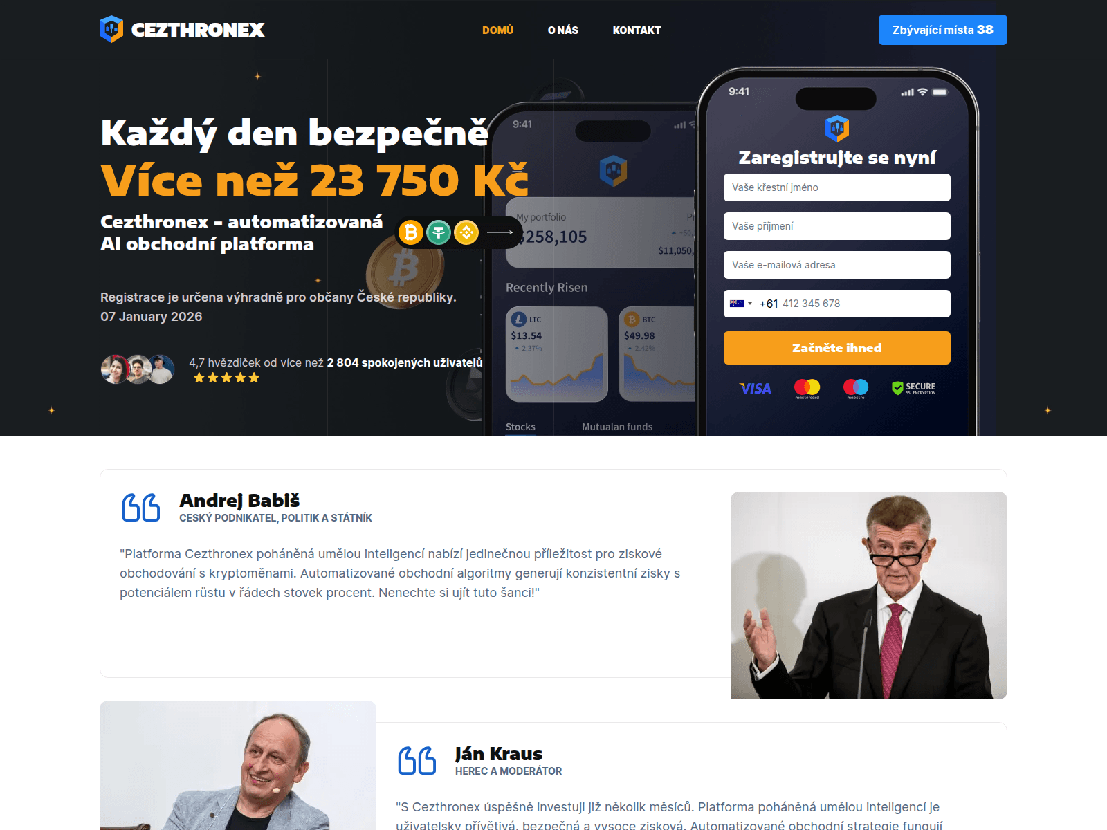 Screenshot of cezthronex.net