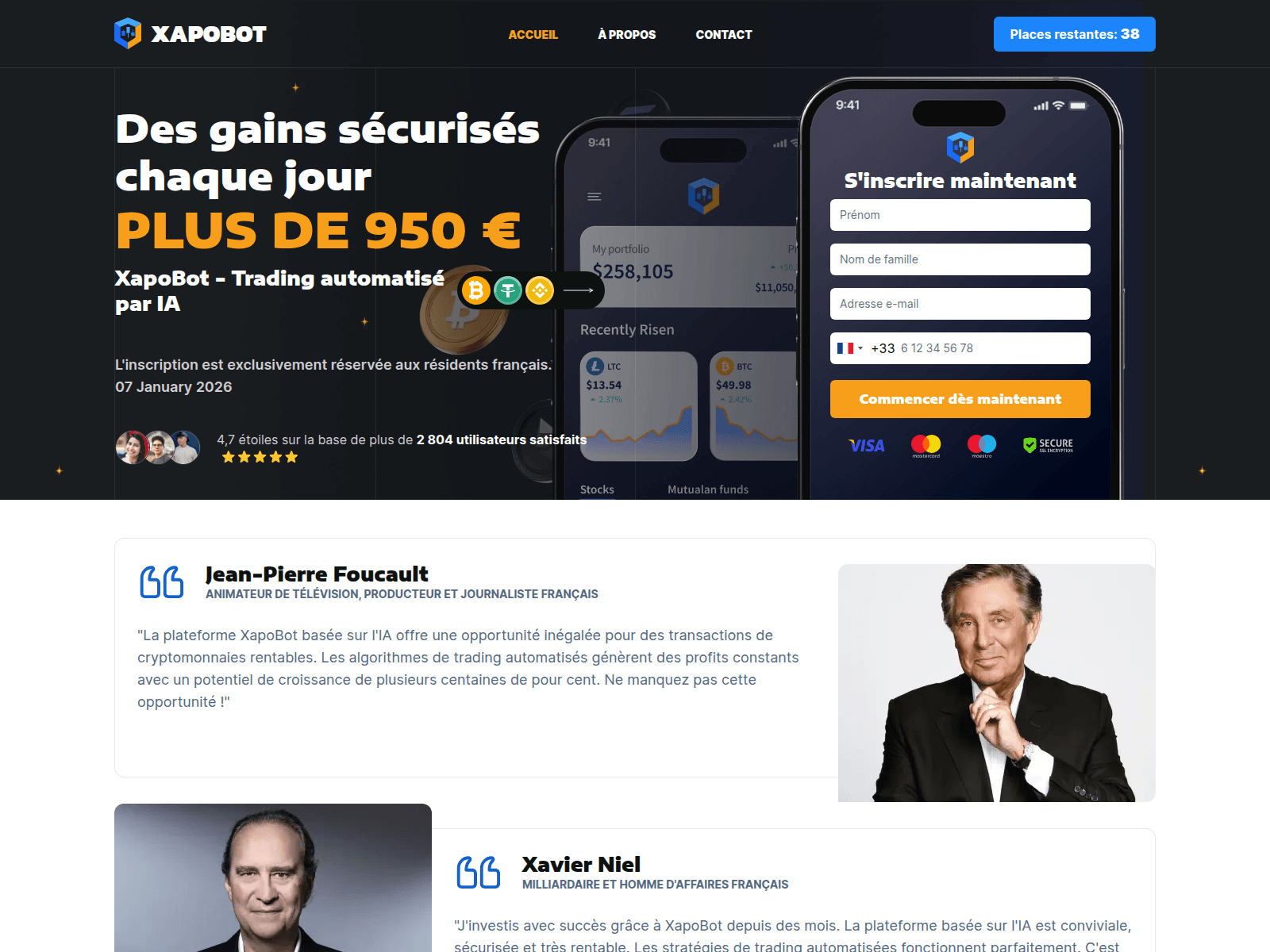 Screenshot of xapobot-invest.com