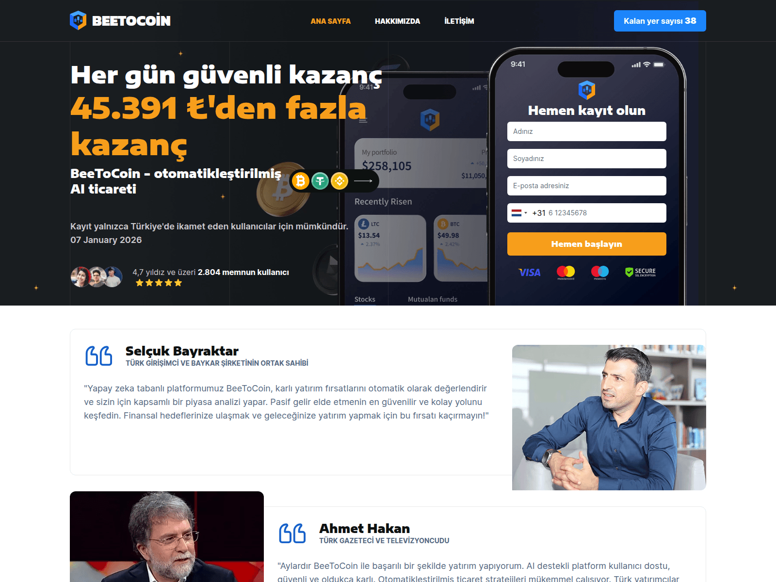Screenshot of bee-tocoin.com