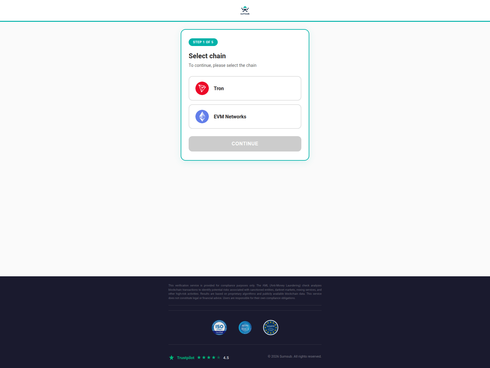 Screenshot of amlsumsubfixin.top