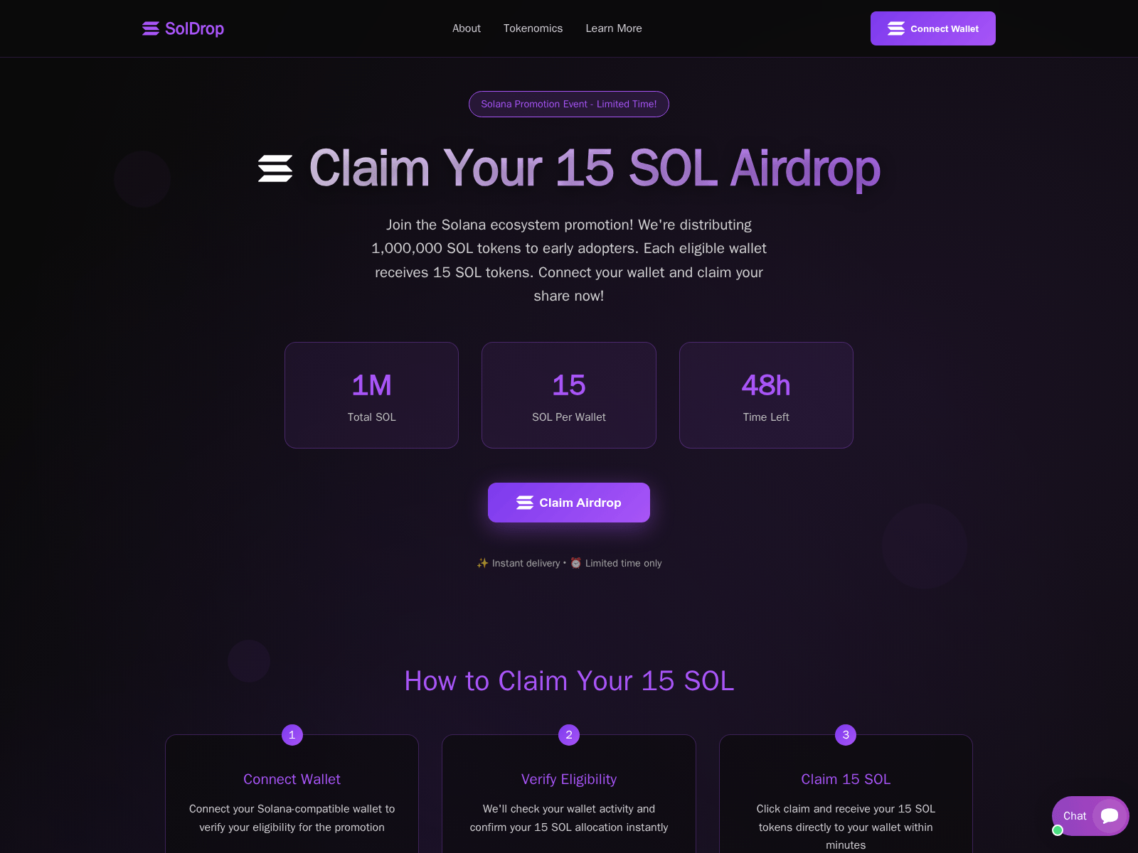 Screenshot of solana2026event.com
