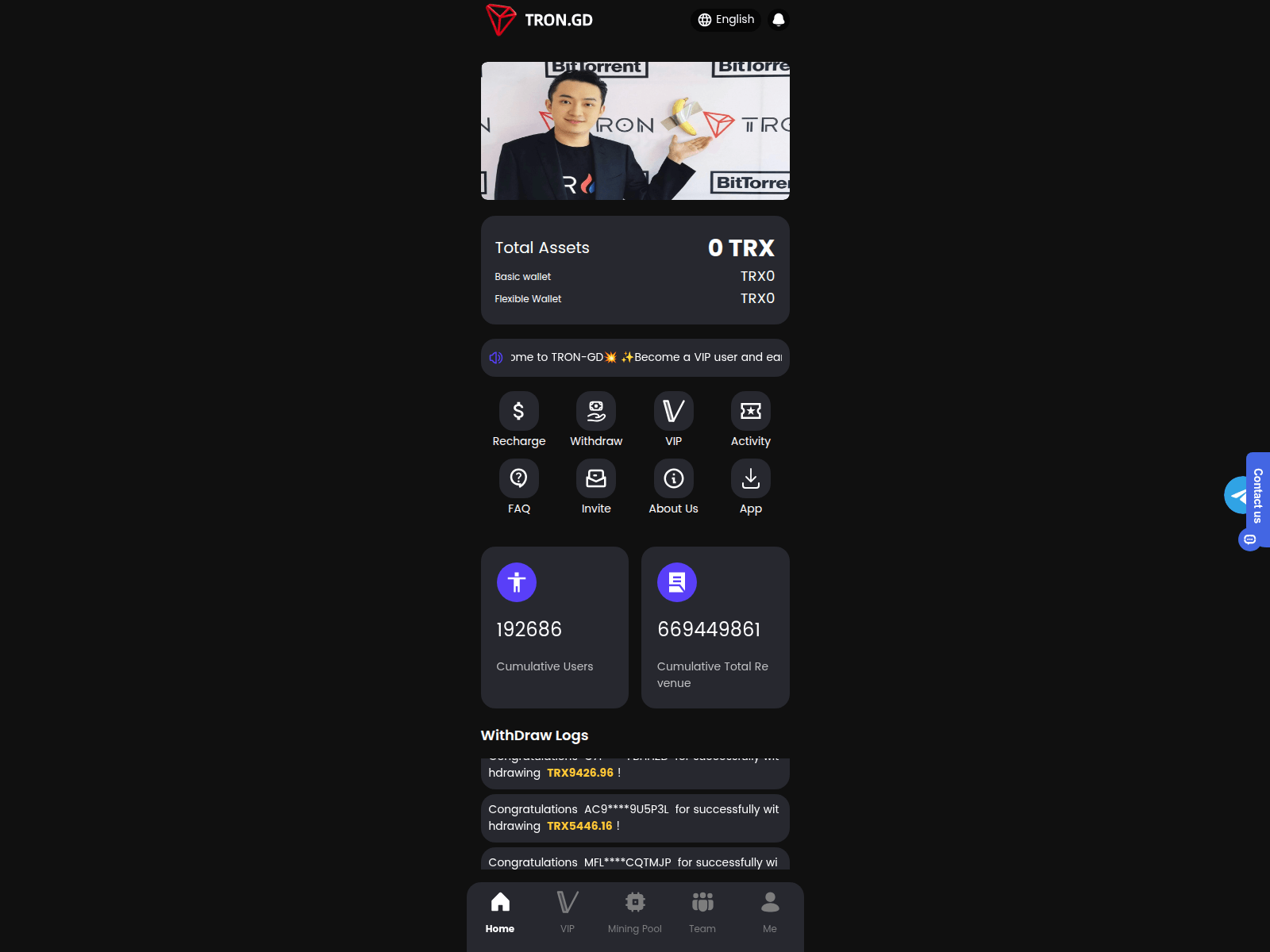 Screenshot of tron.gd