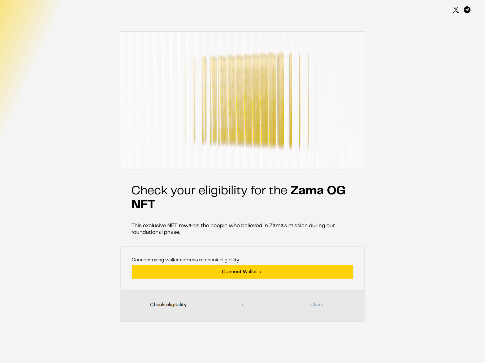 Screenshot of claim-zama.run