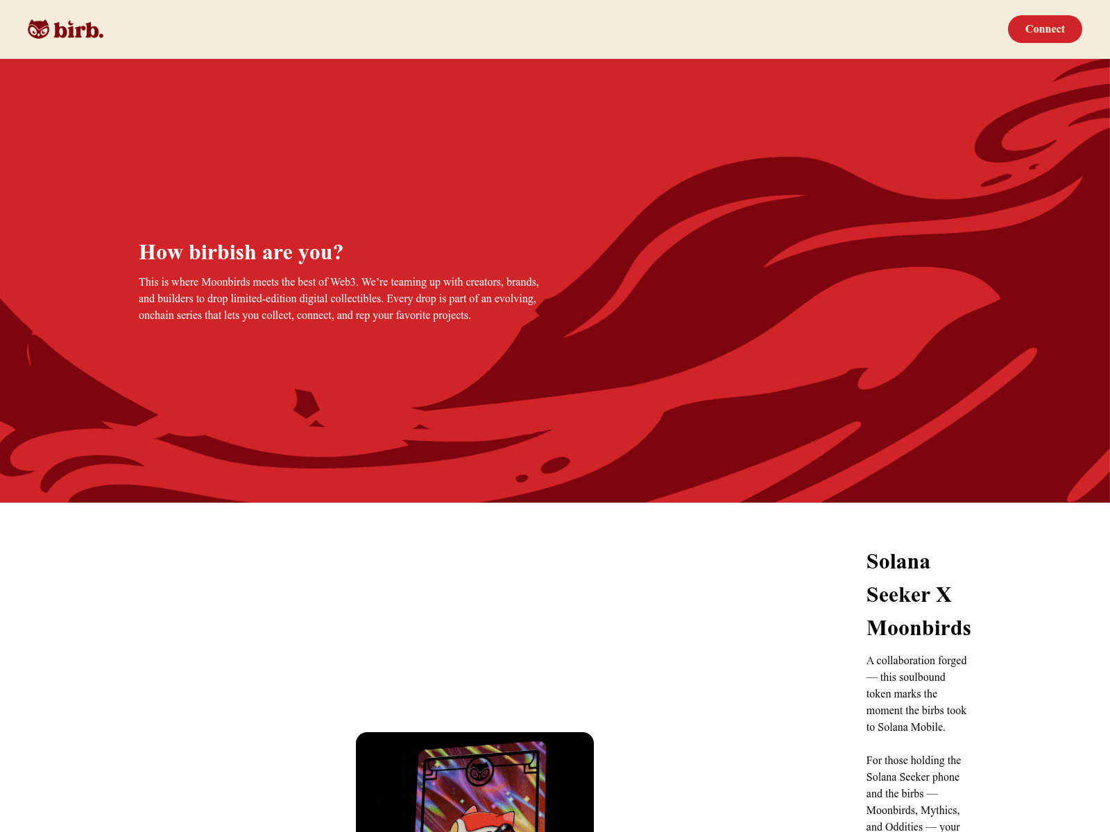 Screenshot of moonbirds.live