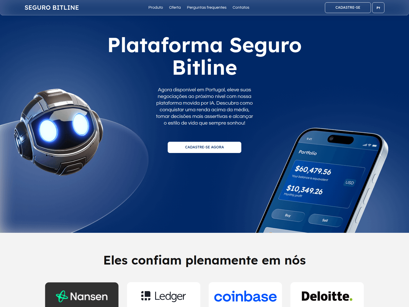 Screenshot of seguro-bitline.com