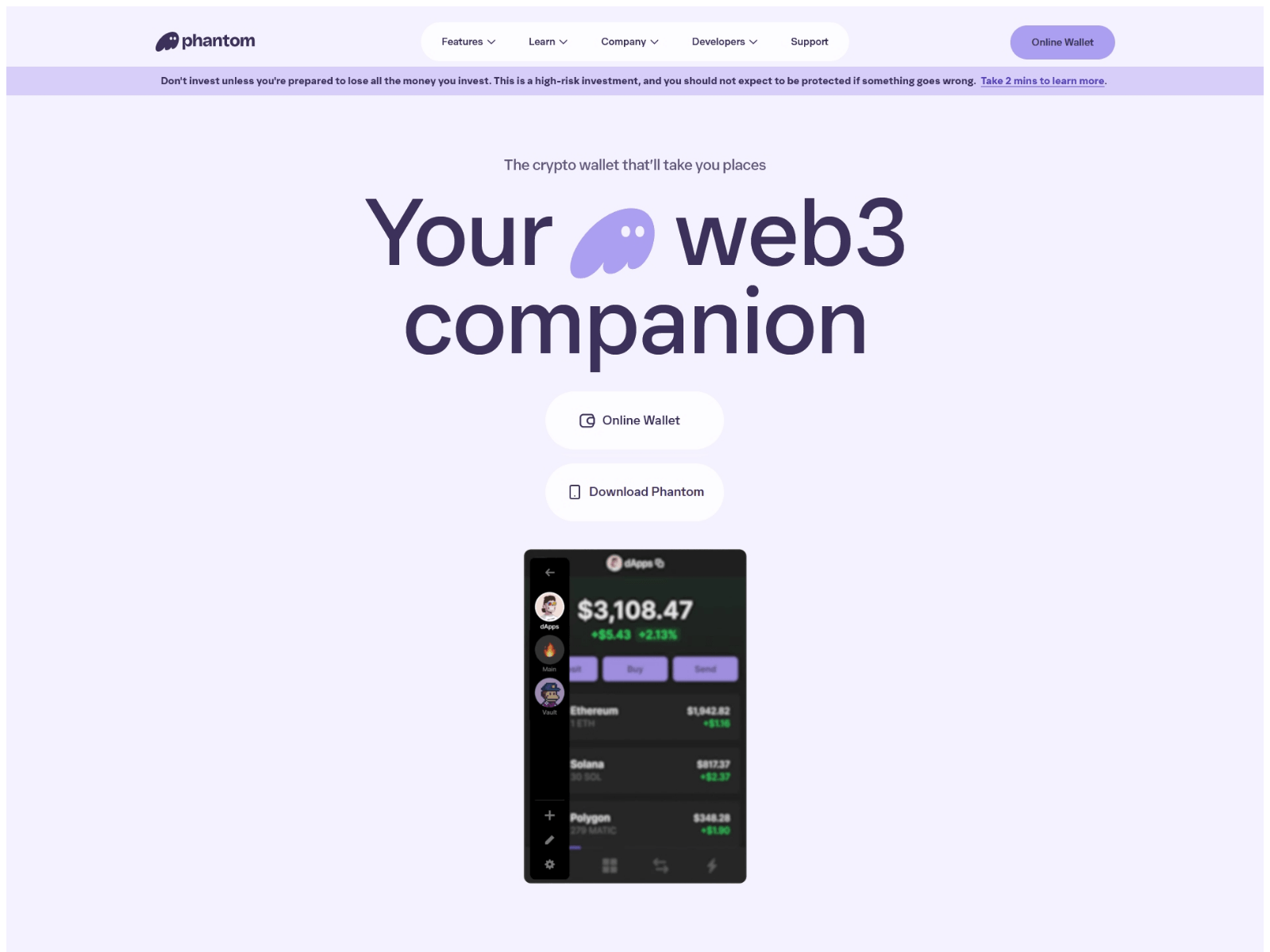 Screenshot of xn--phntom-qta.online