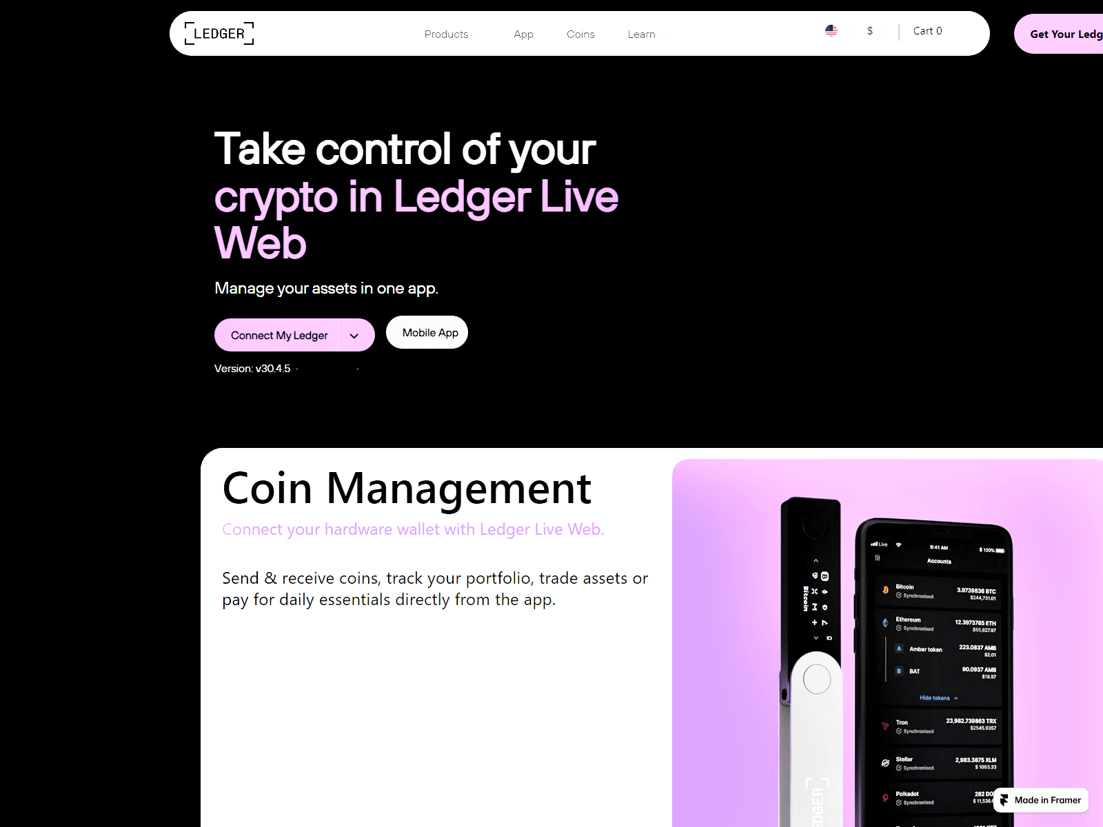 Screenshot of en-us-desktopledgre.framer.ai