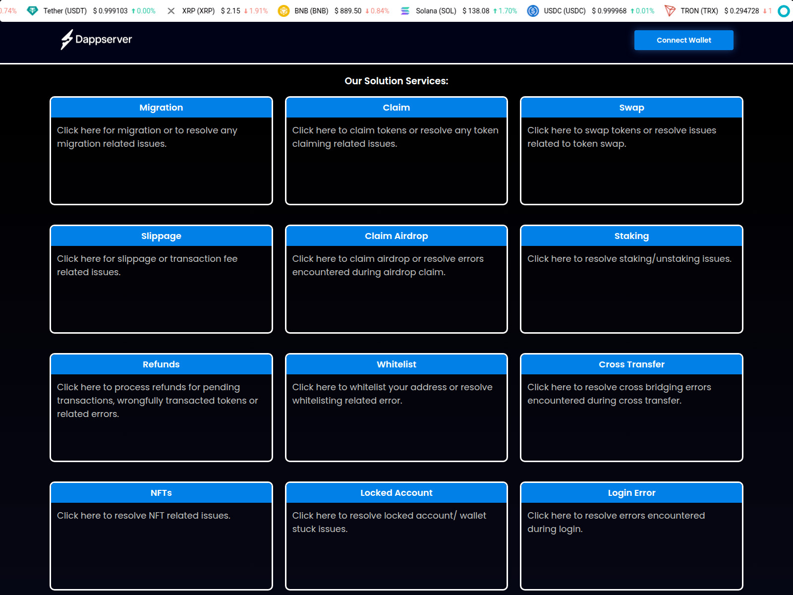 Screenshot of servrdapp.icu