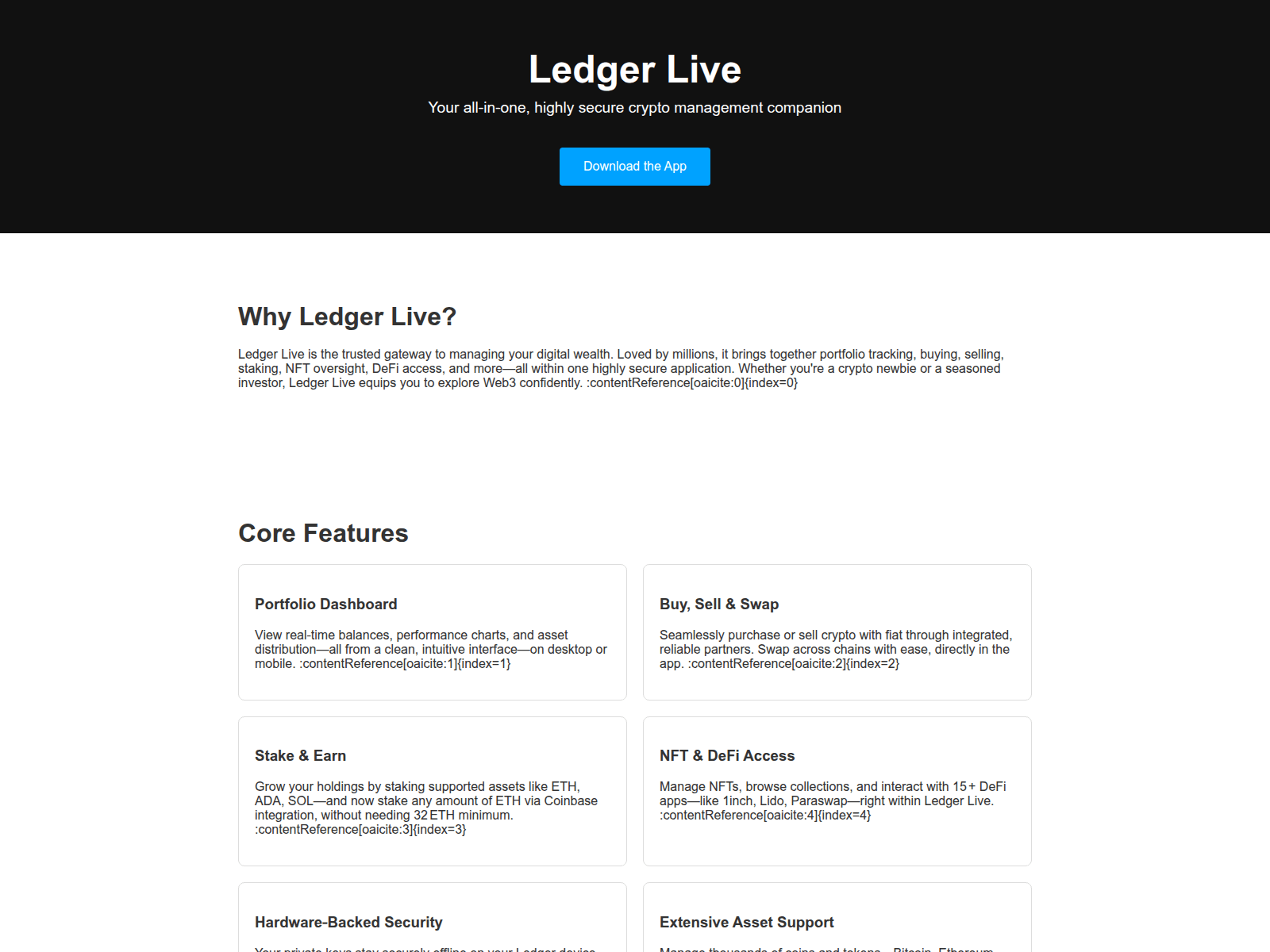 Screenshot of ledger-live-sm.pages.dev