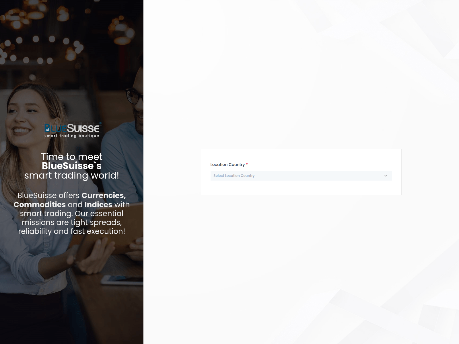 Screenshot of bluesuisse.net