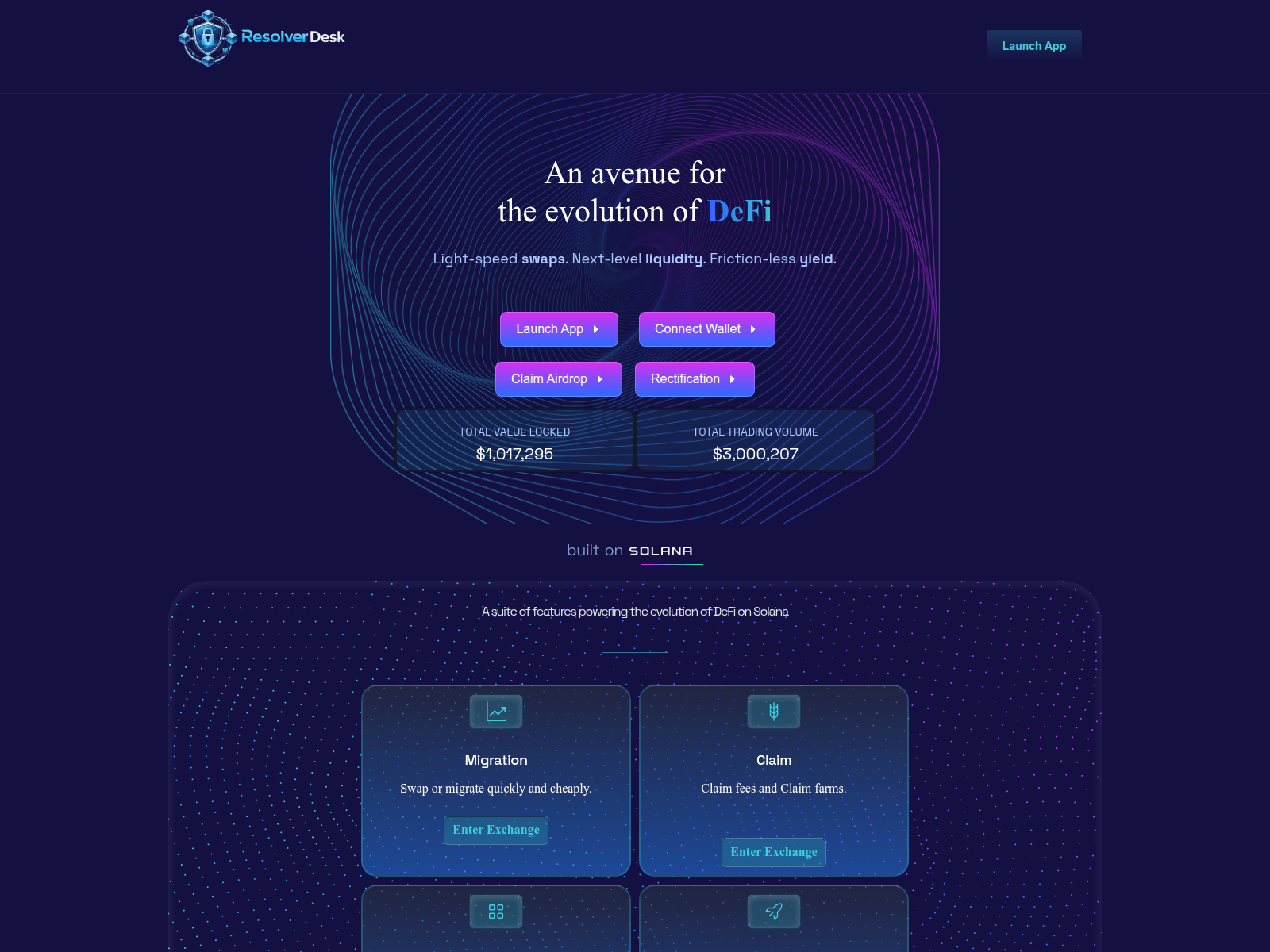 Screenshot of resolver-desk.com