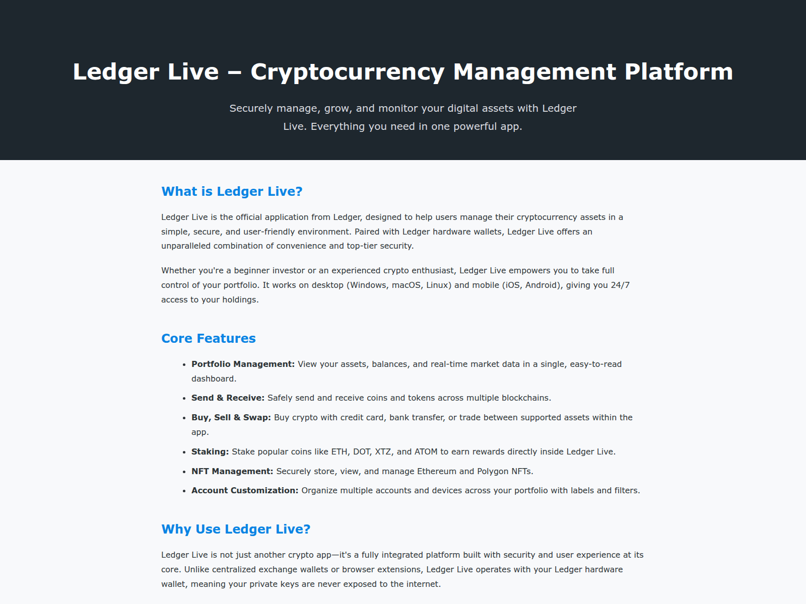 Screenshot of ledger-live-lgin-swt.pages.dev
