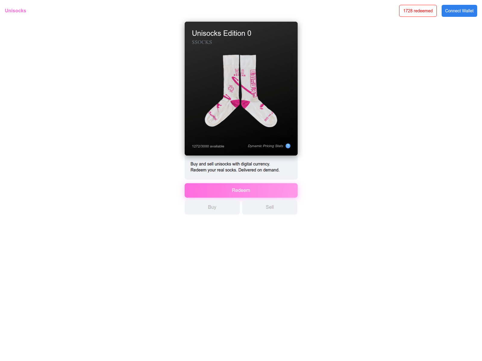 Screenshot of unisock.xyz
