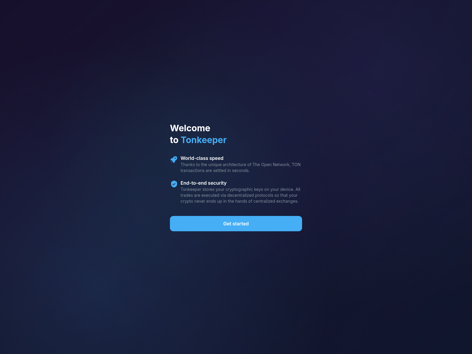 Screenshot of tonkeeperweb.com