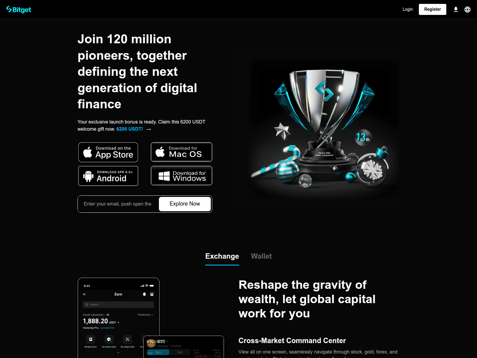 Screenshot of bitgetcloud.com