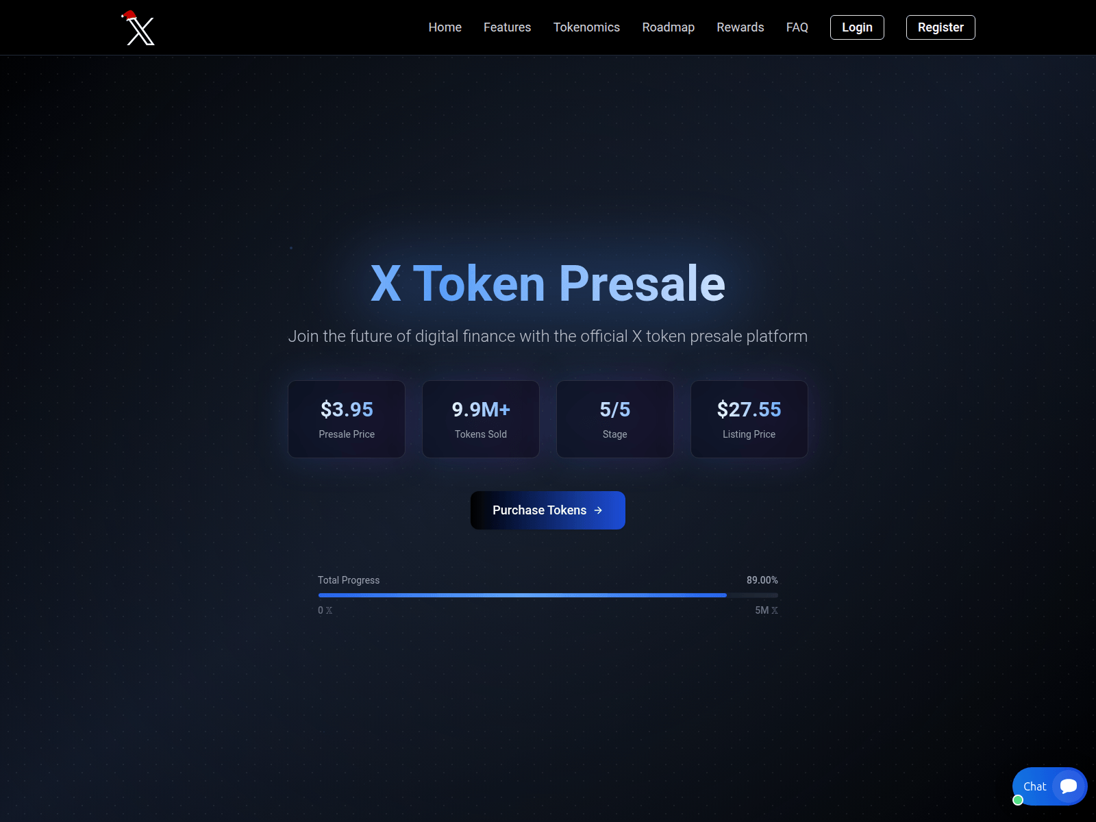 Screenshot of xcoin-tech.com