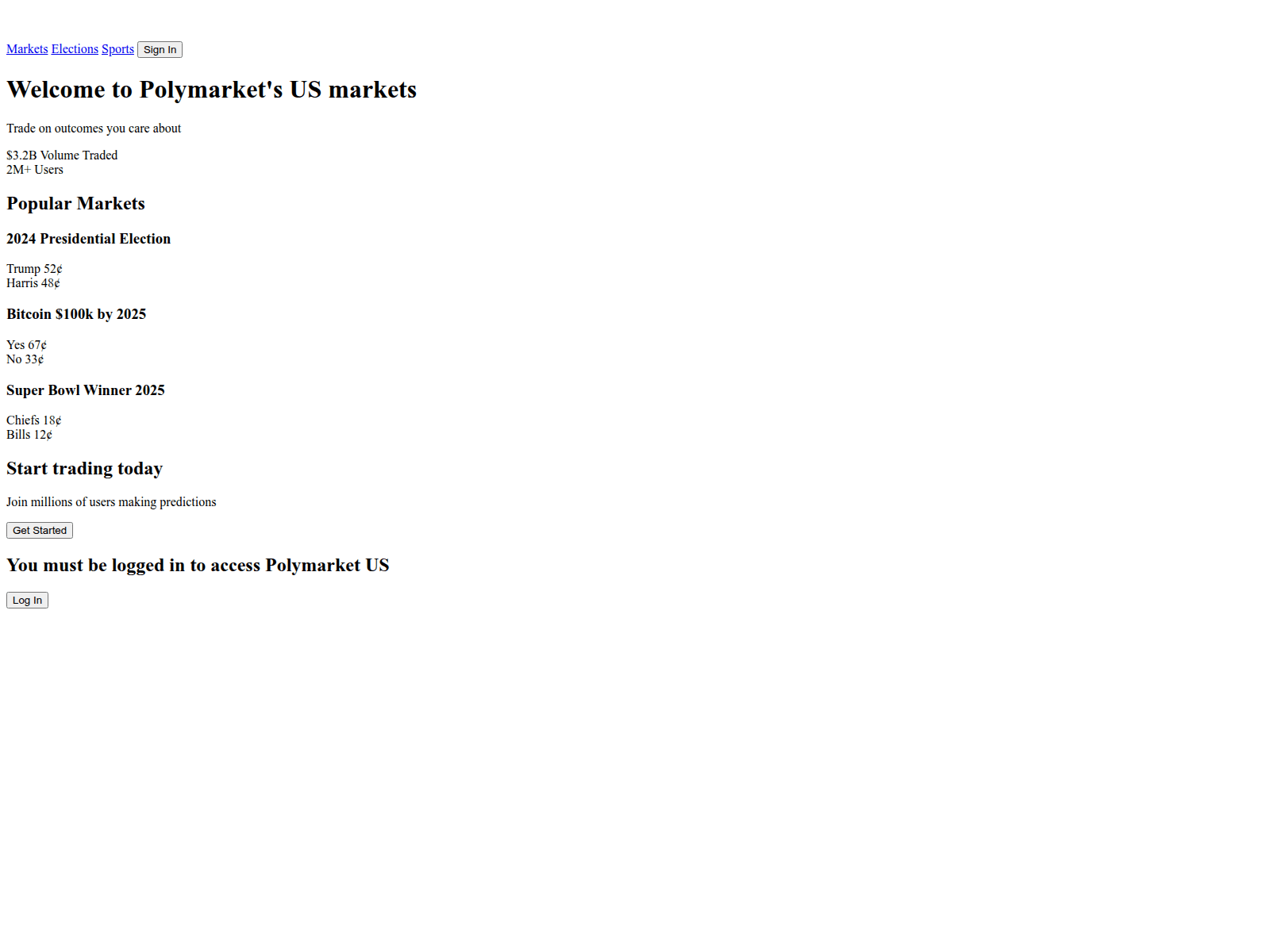 Screenshot of polymarket-auth.pages.dev