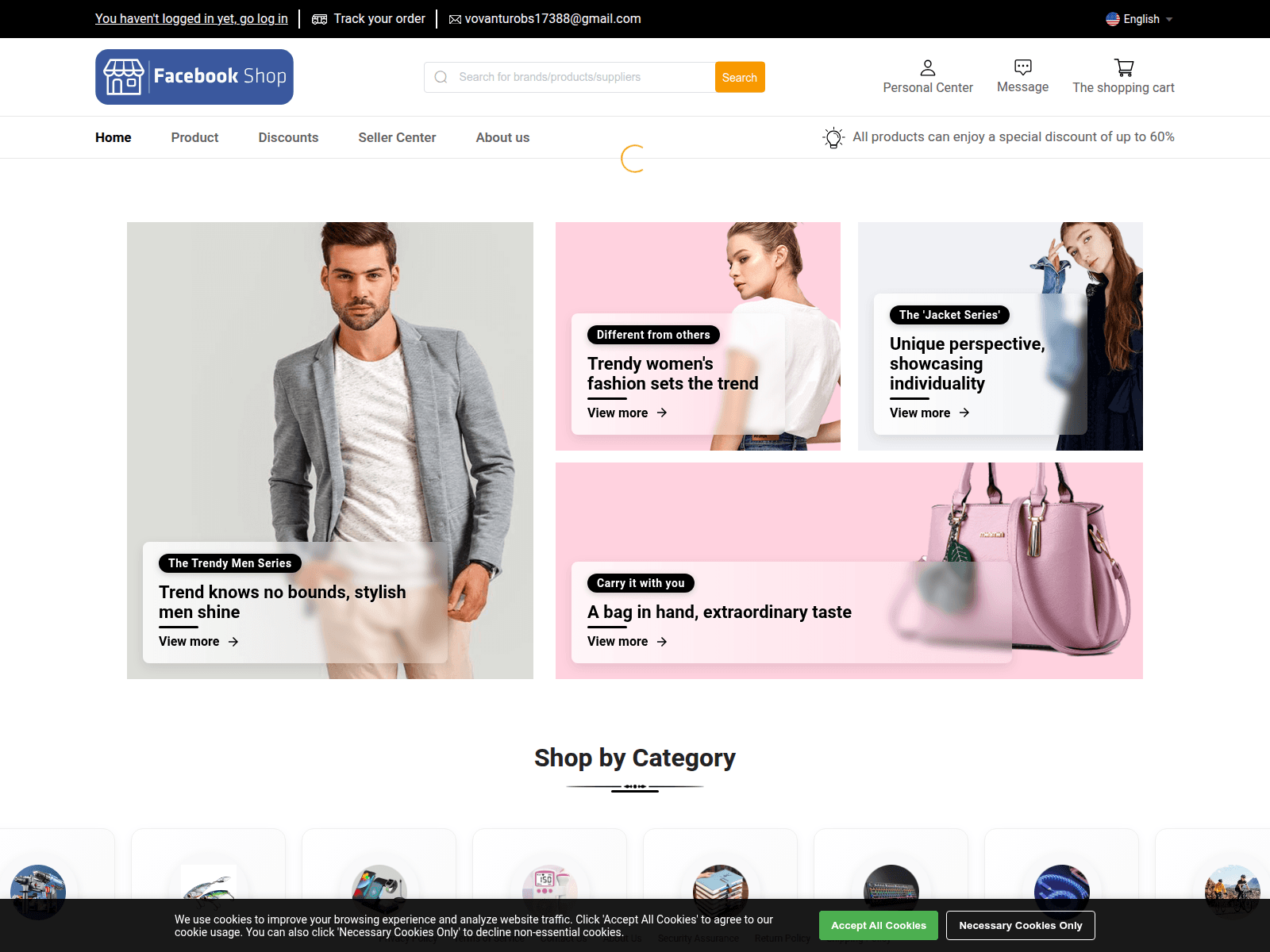Screenshot of facebookmall.icu