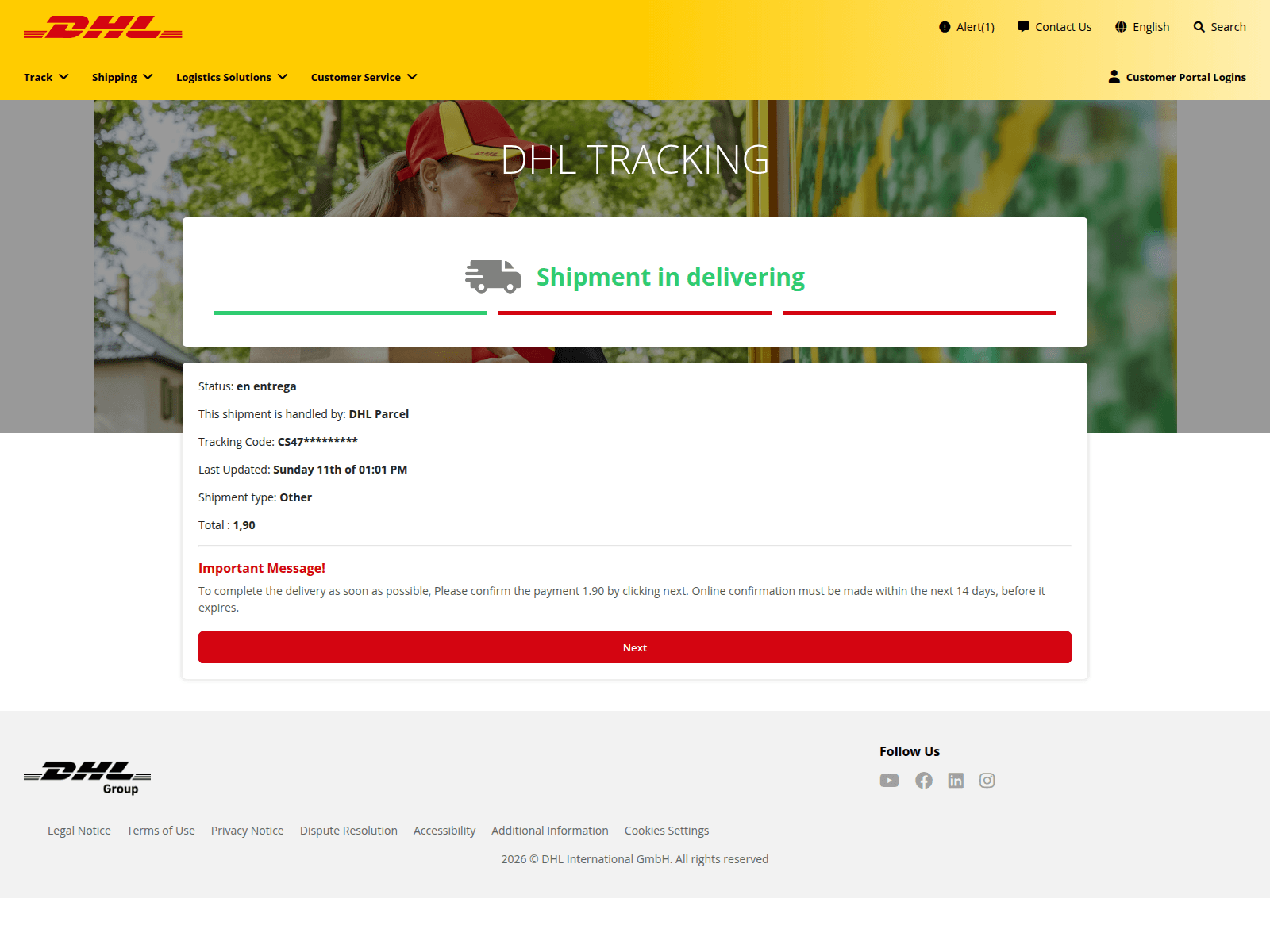 Forensic screenshot of nisman.kinsta.cloud