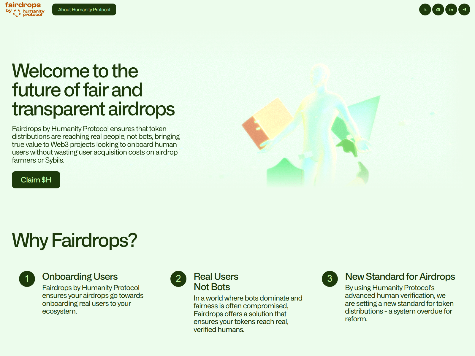Screenshot of fairdrops.com