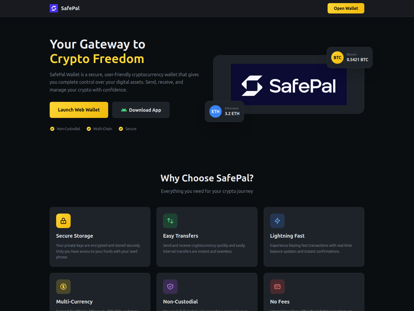 Screenshot of safepalwallet.online