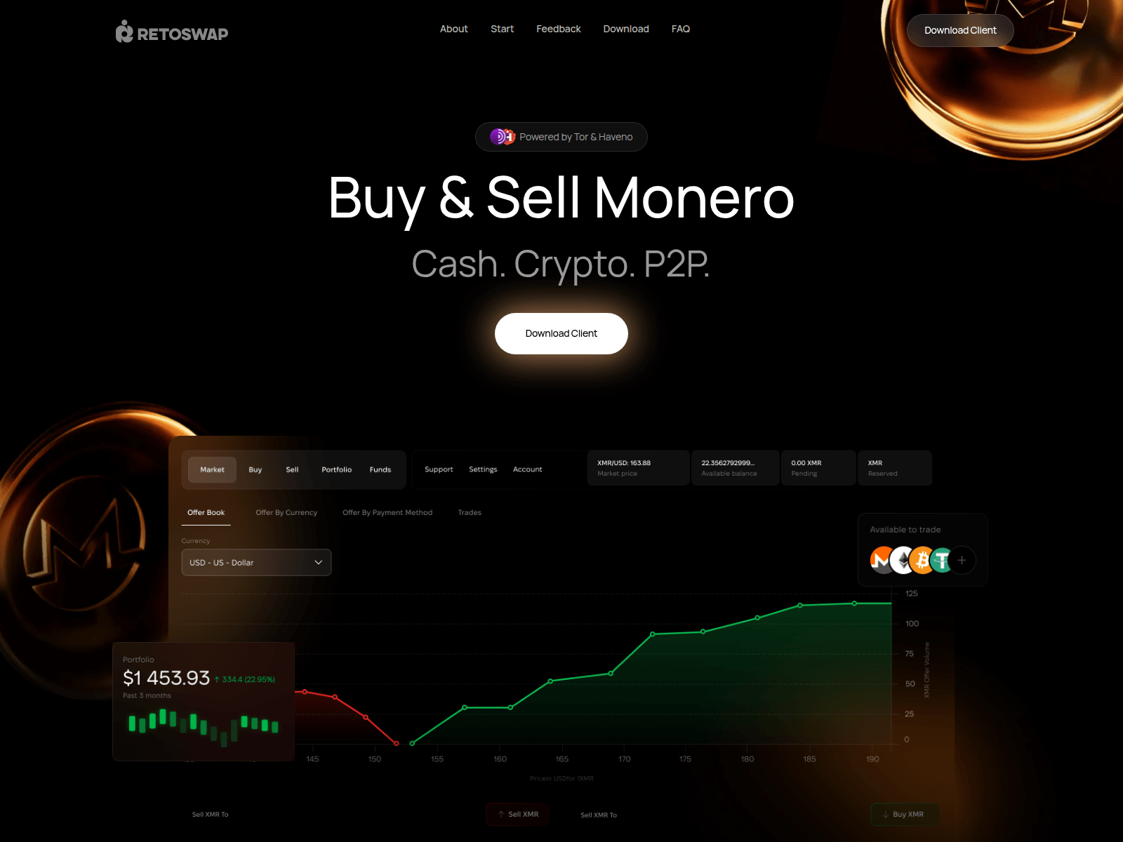 Screenshot of reto-swap.com