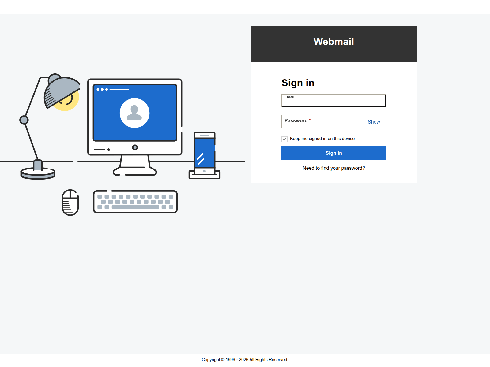 Screenshot of email.coinbook-online.com