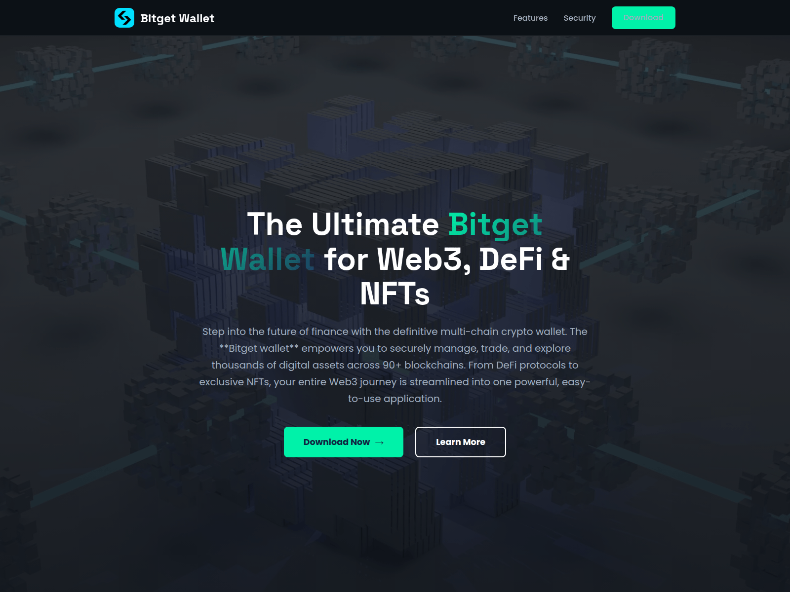Screenshot of bitgetwalletapp.com