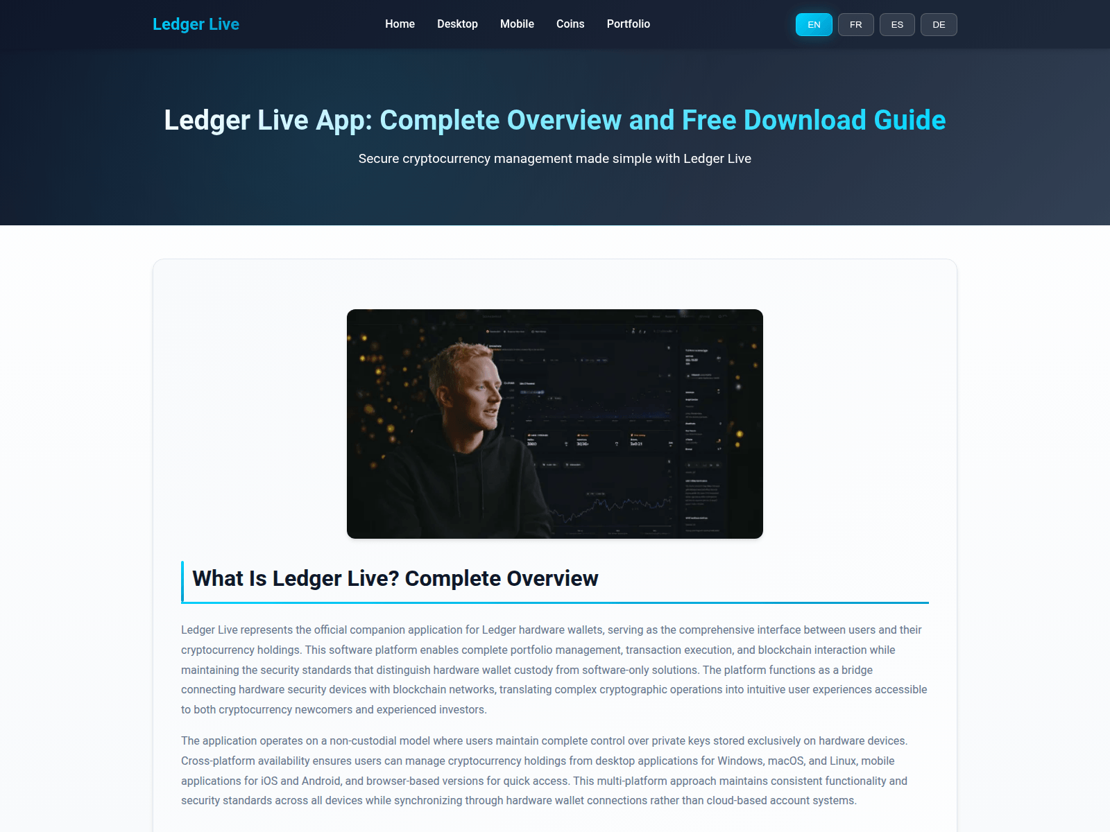 Screenshot of ledger-live-connect.net