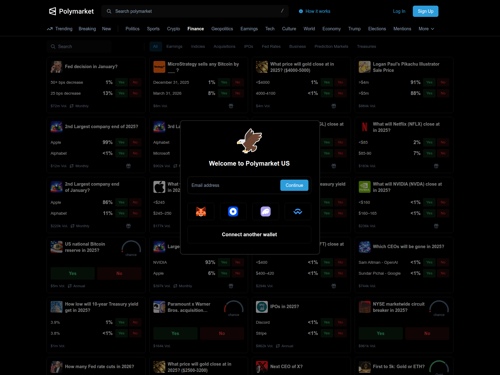 Screenshot of polymarket.com-usa.market