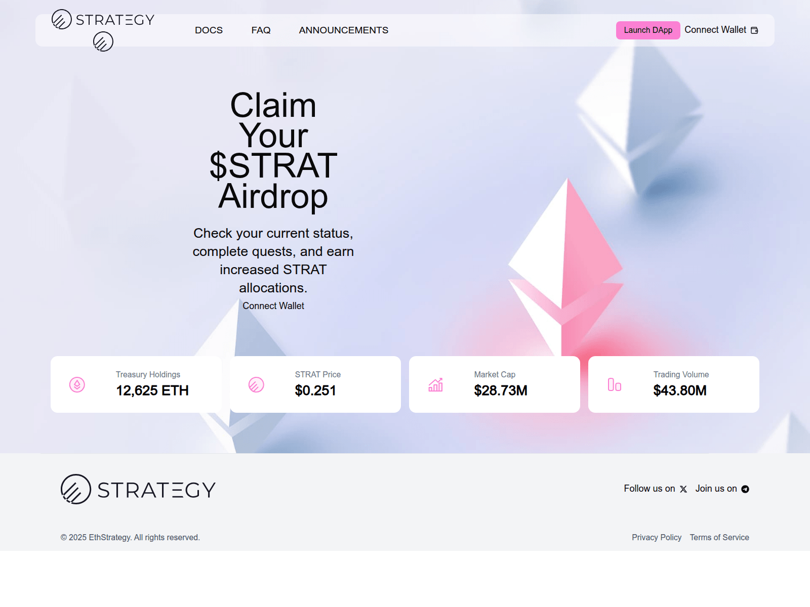 Screenshot of strat.airdropalerts.bar