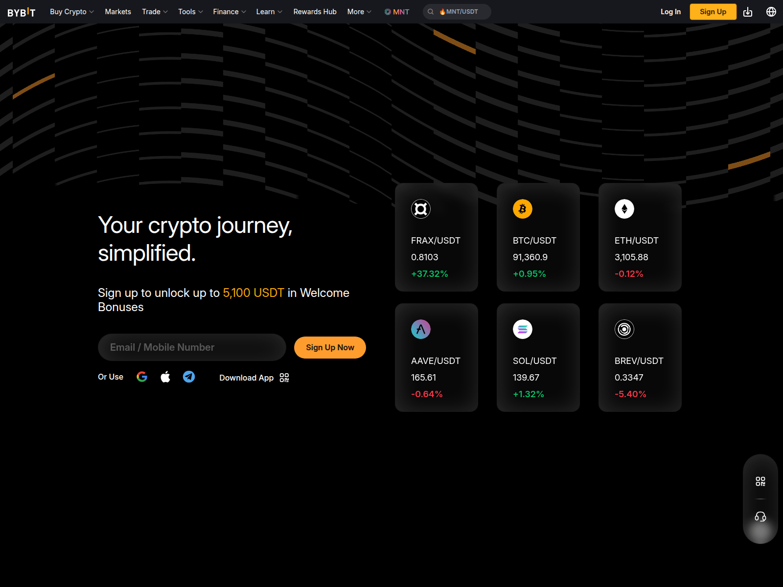 Screenshot of www.bybitgum.com