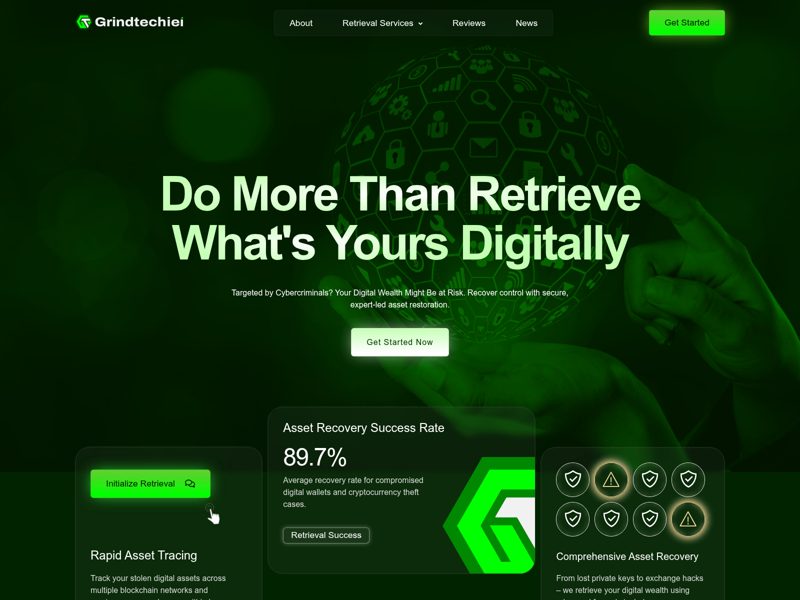 Screenshot of grindtechiei.net