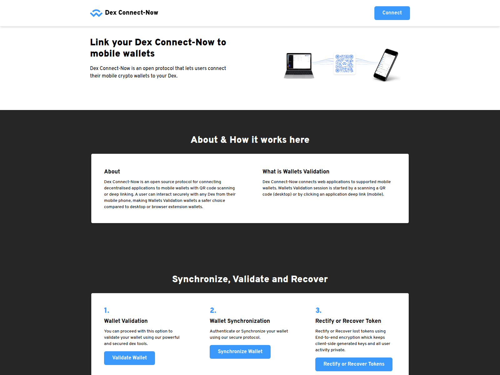 Screenshot of dexconnectnow.com