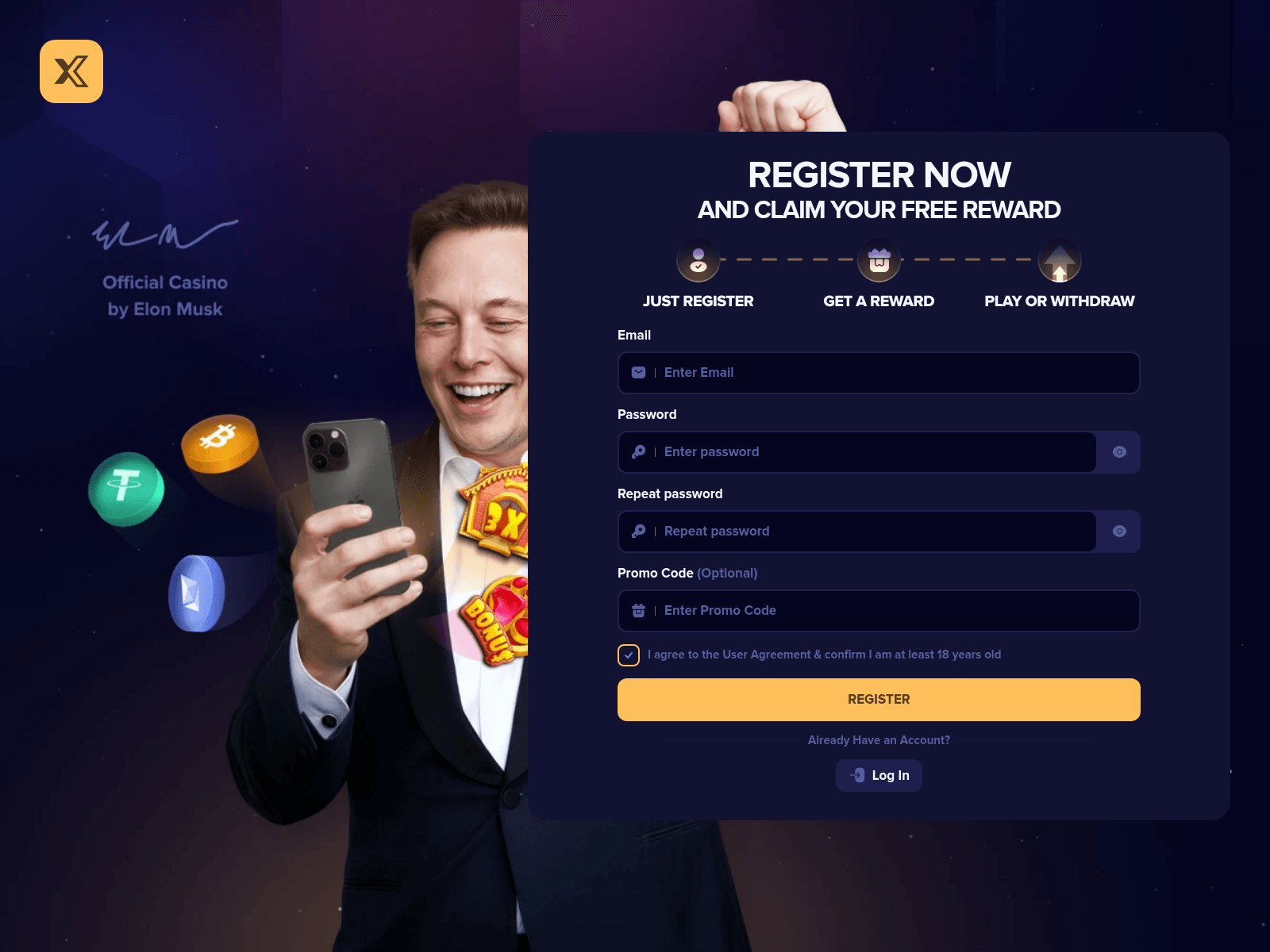 Screenshot of onecas.cc