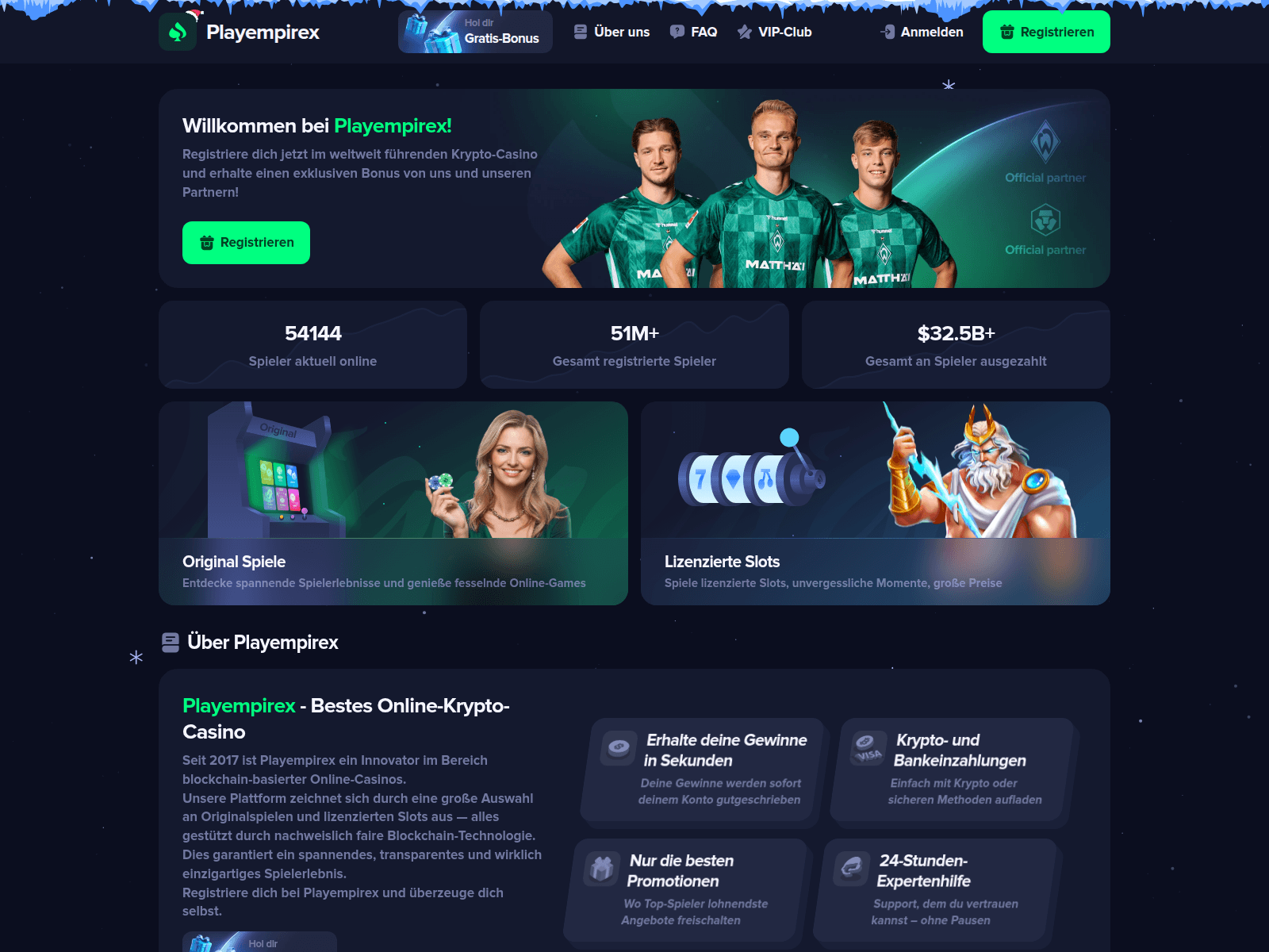 Screenshot of playempirex.com