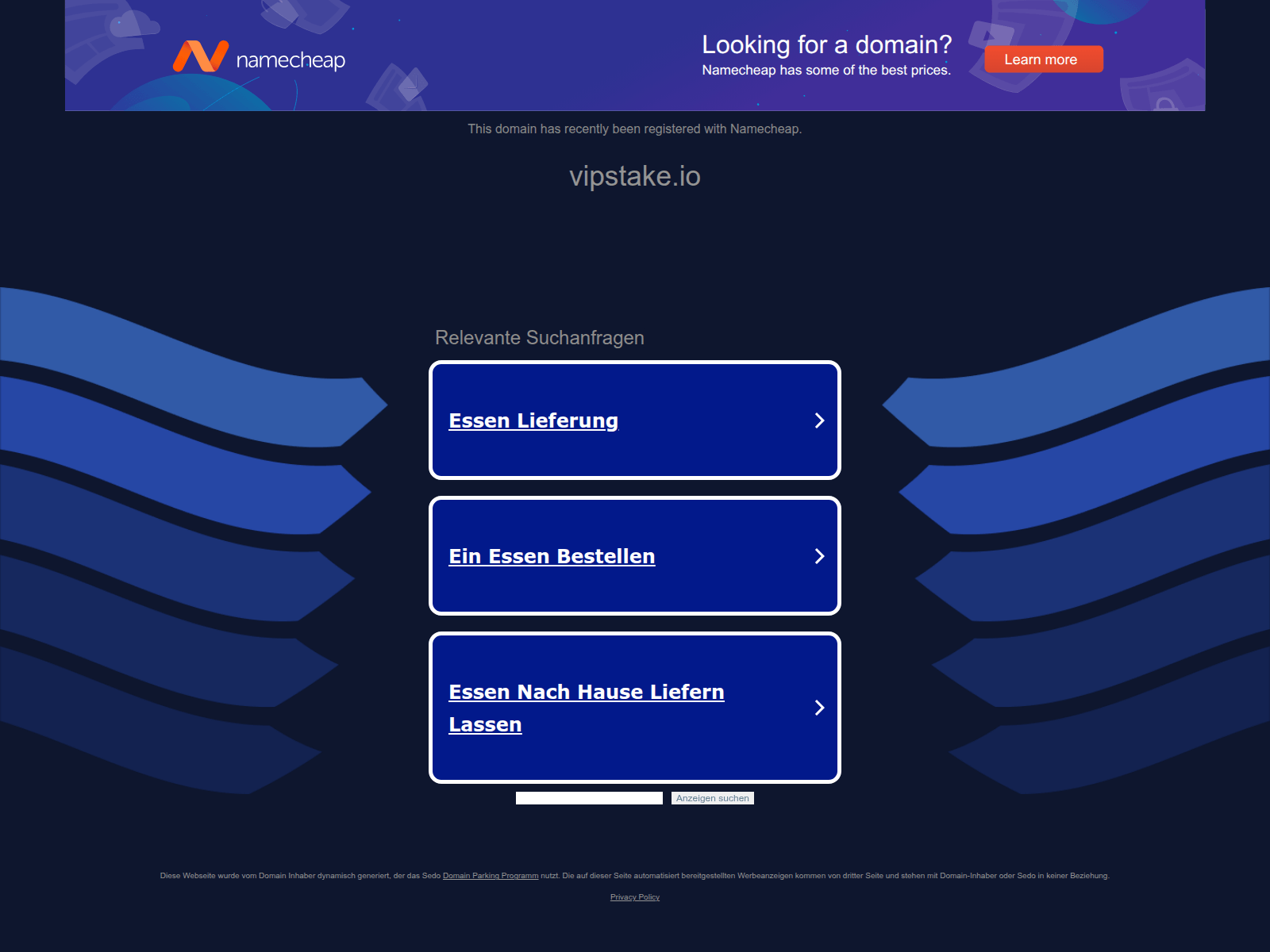 Screenshot of vipstake.io