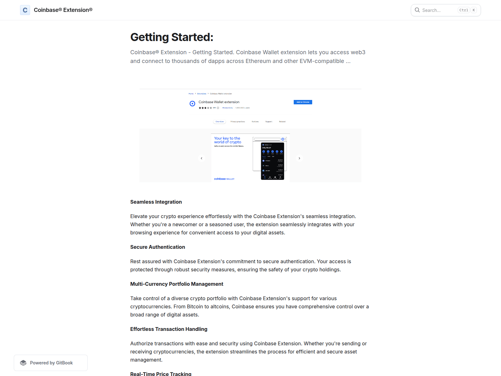 Screenshot of coinbsewaleteextnson.gitbook.io