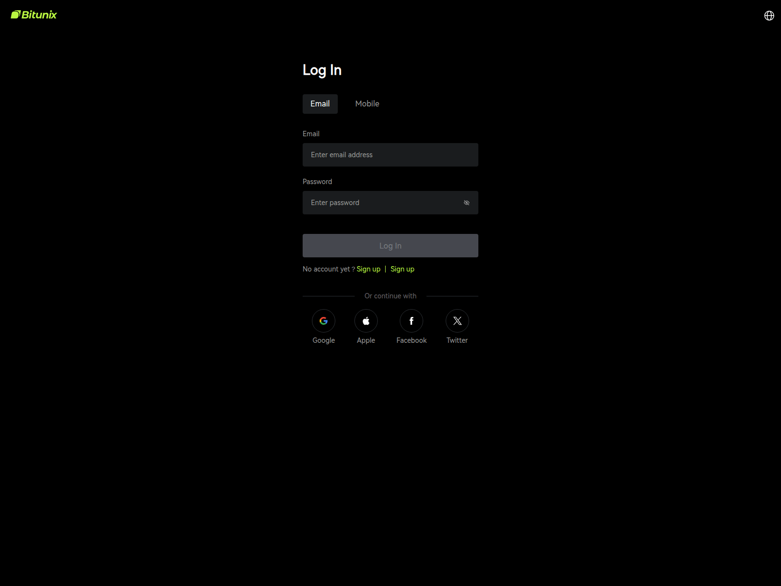 Screenshot of bitunix-login.org