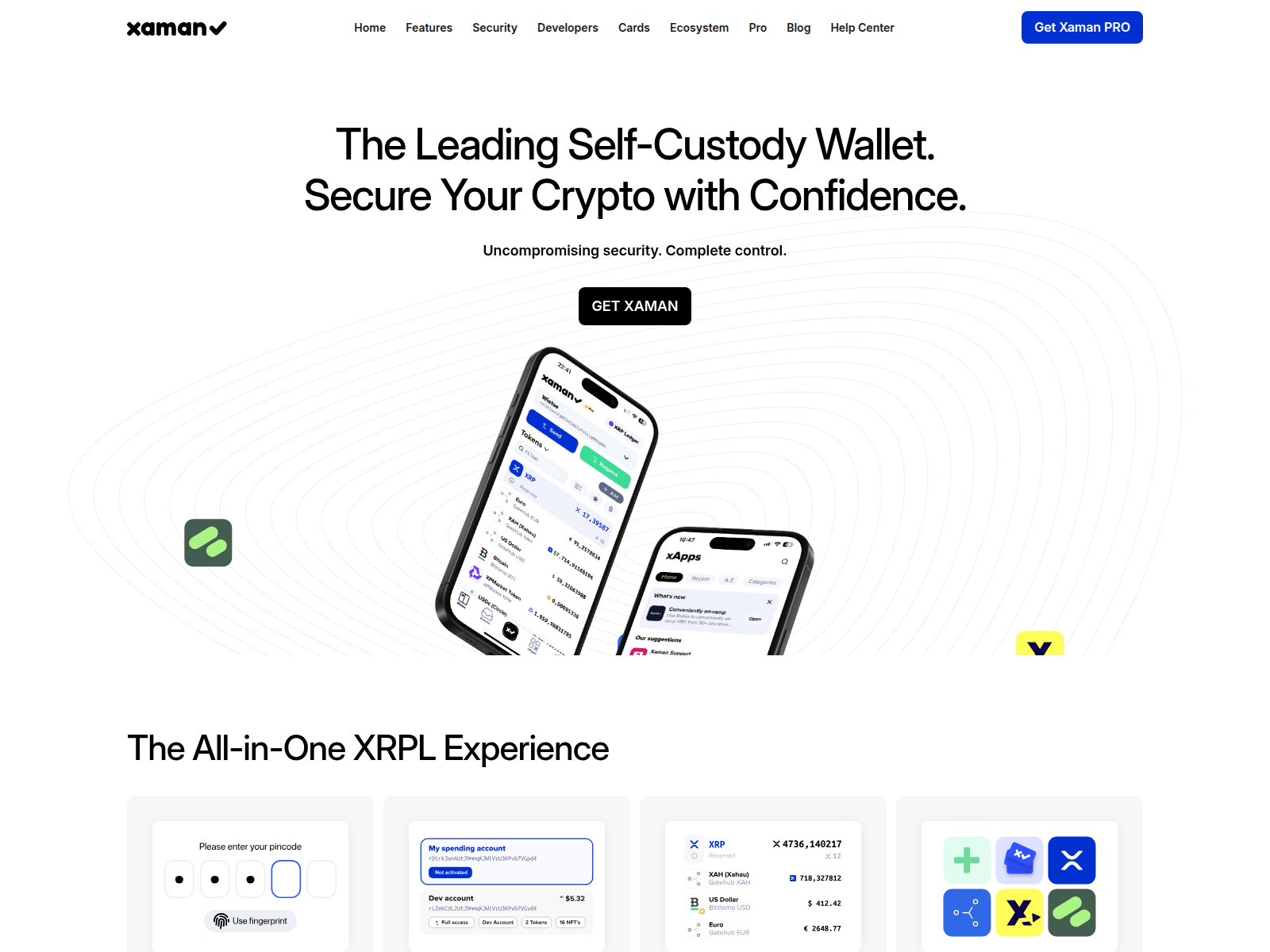 Forensic screenshot of xaman.world