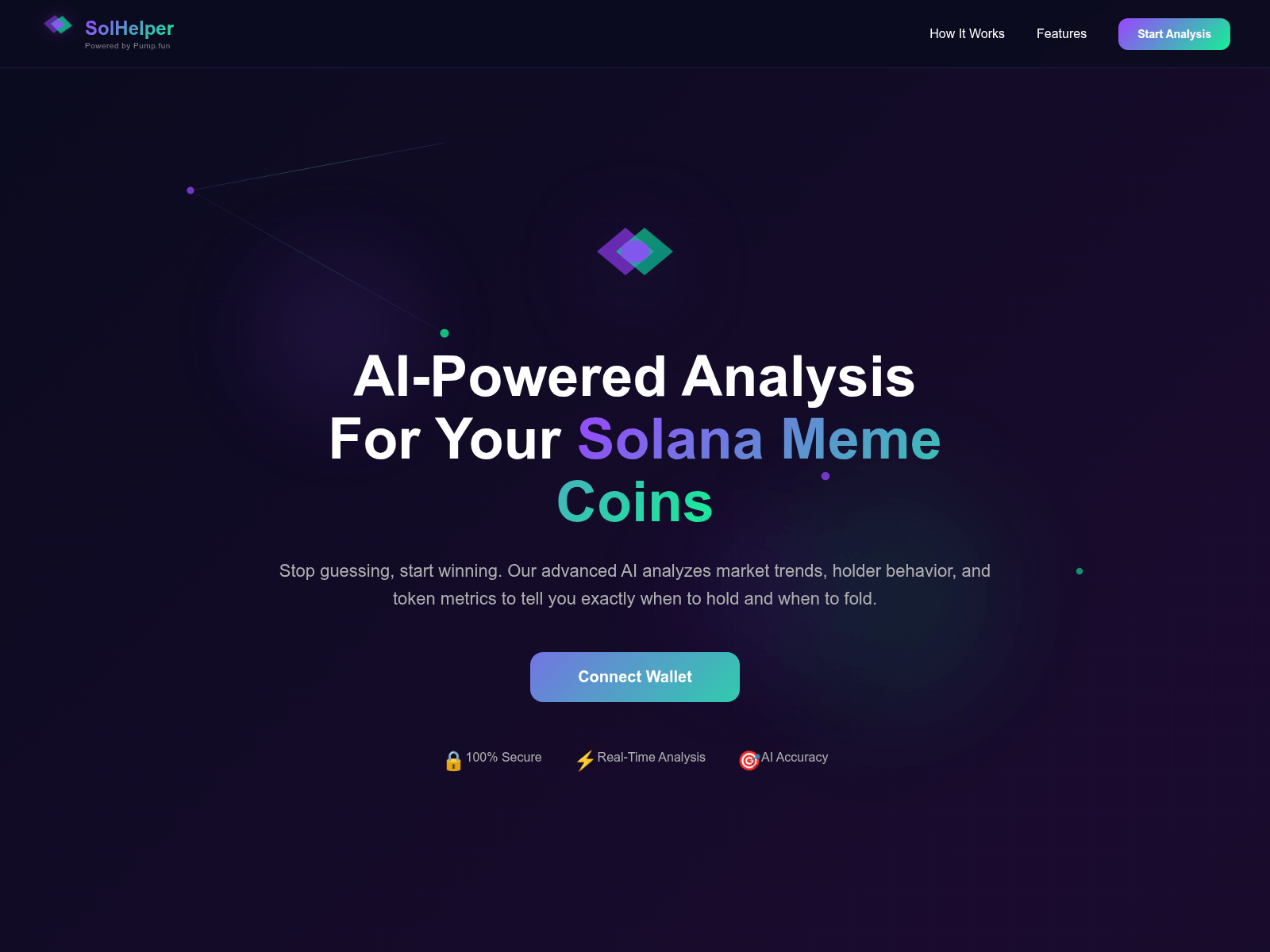 Screenshot of sol-helper.com