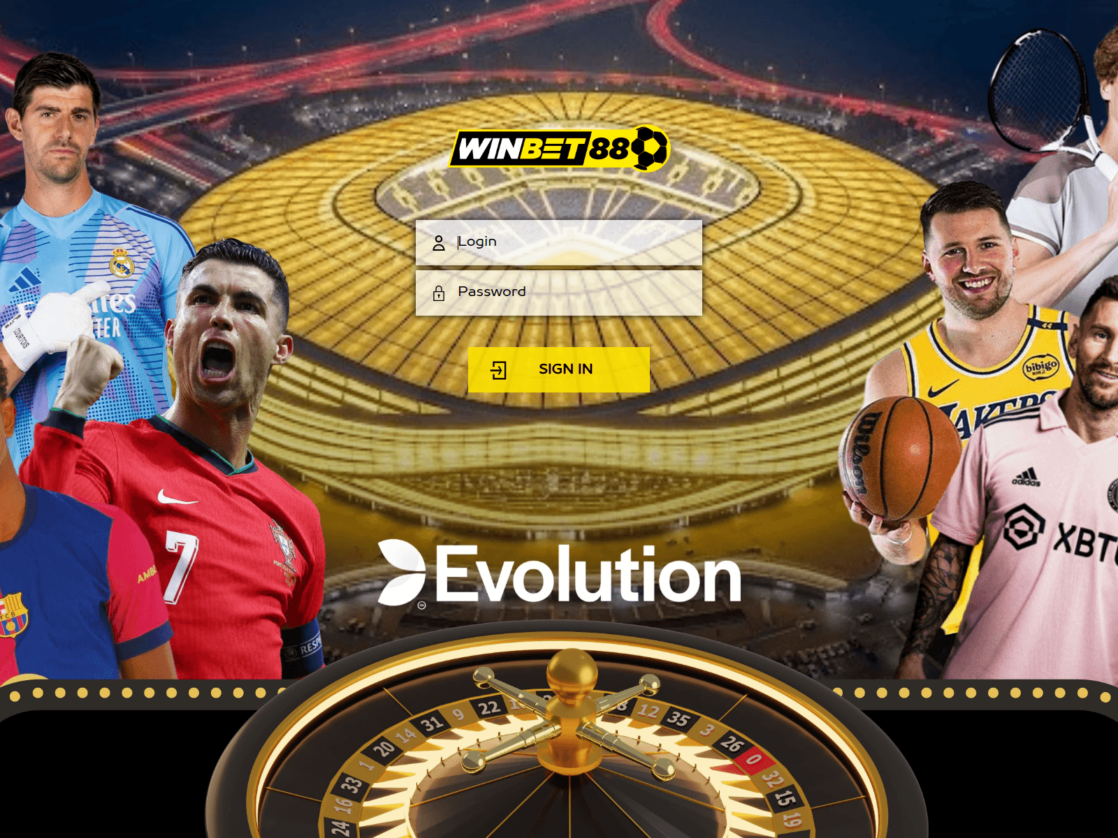 Screenshot of winbet88.com